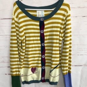 Matilda Jane PBN Old Gold Cardigan Size 4